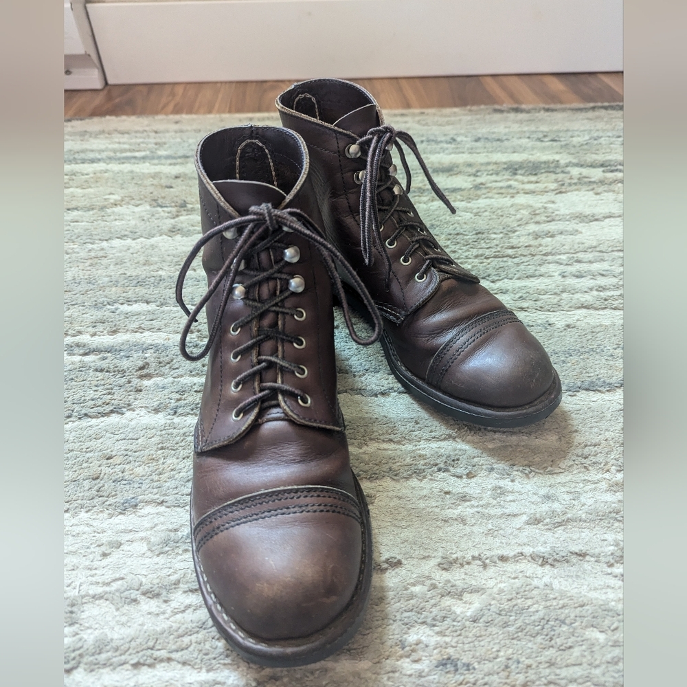 Red Wing "Silversmith" Short Boot, Copper, Size 7